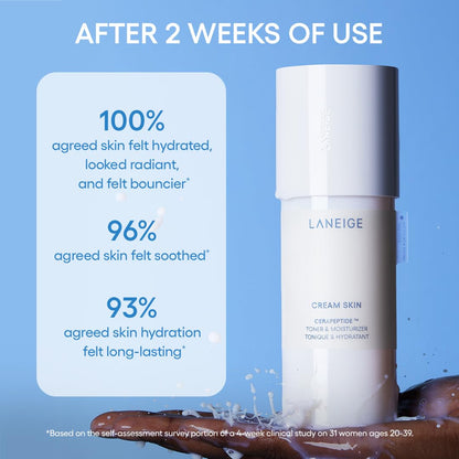 LANEIGE Cream Skin Refillable Toner & Moisturizer